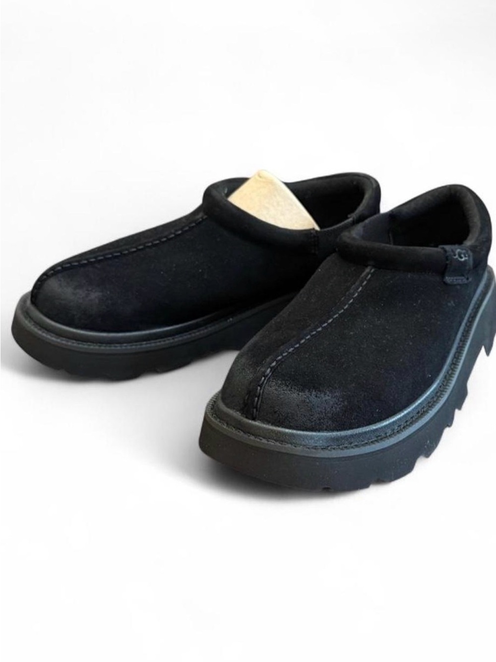 UGG Tasman Lug Slippers Black Men’s Size 12
